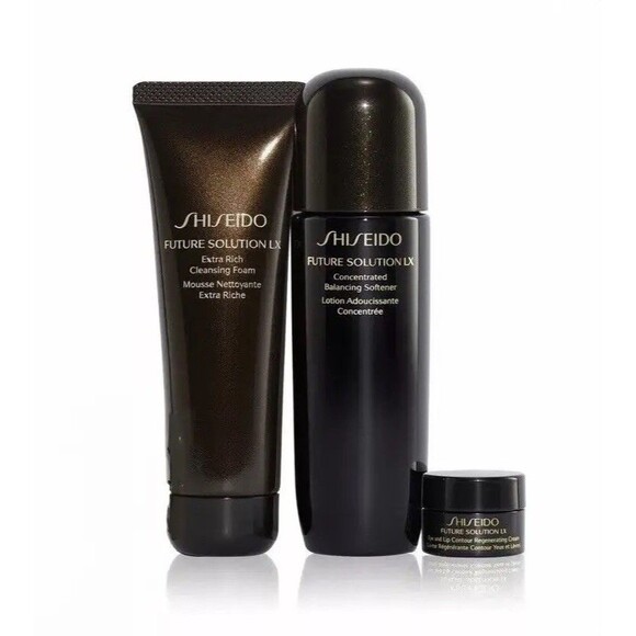 Shiseido FUTURE SOLUTION LX 4pc Skincare Lifting & Firming Travel Gift Set | NEW - Picture 3 of 3